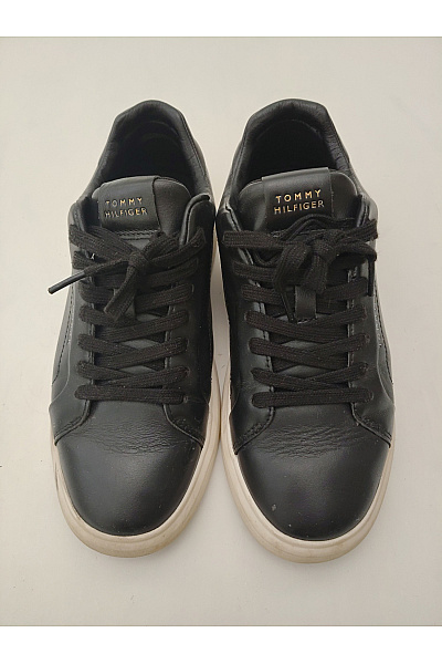 TOMMY HILFIGER tenisky Essential Leather Sneaker Černé Velikost EU 38 | TOMMY HILFIGER | obrázek 3