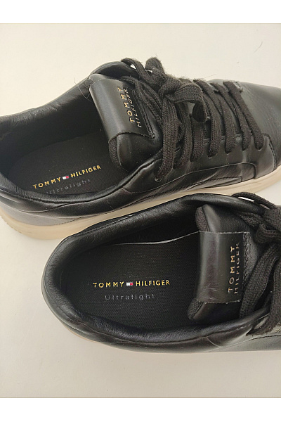 TOMMY HILFIGER tenisky Essential Leather Sneaker Černé Velikost EU 38 | TOMMY HILFIGER | obrázek 5