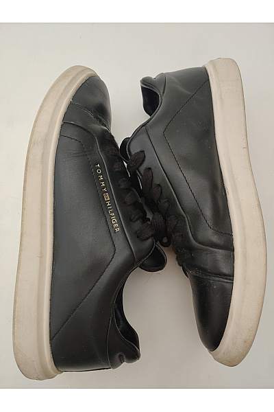 TOMMY HILFIGER tenisky Essential Leather Sneaker Černé Velikost EU 38 | TOMMY HILFIGER | obrázek 8