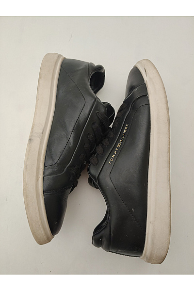 TOMMY HILFIGER tenisky Essential Leather Sneaker Černé Velikost EU 38 | TOMMY HILFIGER | obrázek 9