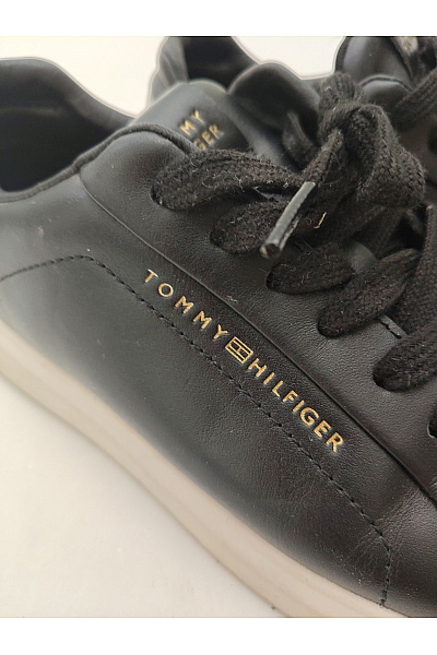 TOMMY HILFIGER tenisky Essential Leather Sneaker Černé Velikost EU 38 | TOMMY HILFIGER | obrázek 11