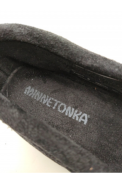 Minnetonka Černé dámské mokasíny se zvířecím vzorem nazouvací volnočasové Vel. US 8 | Minnetonka | obrázek 7