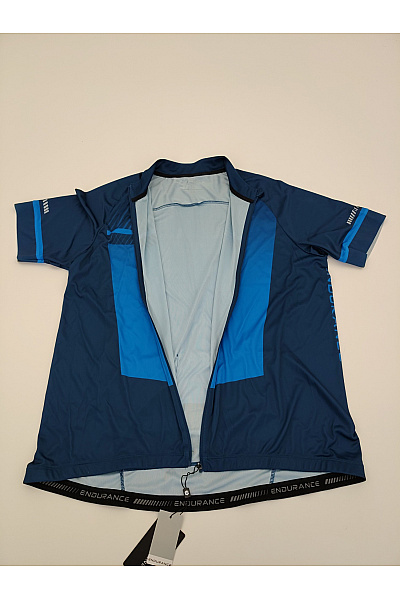 ENDURANCE Modré pánské cyklistické tričko se zipem a krátkým rukávem Vel. 3XL | ENDURANCE | obrázek 6
