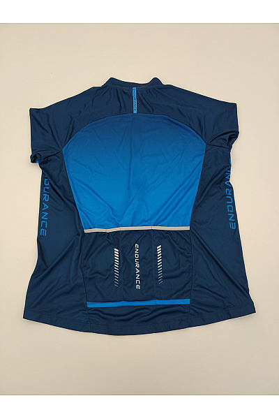ENDURANCE Modré pánské cyklistické tričko se zipem a krátkým rukávem Vel. 3XL | ENDURANCE | obrázek 9