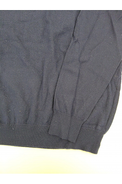 Pánský modrý pletený pulovr basic Vel. XXL | Unimoda | obrázek 3