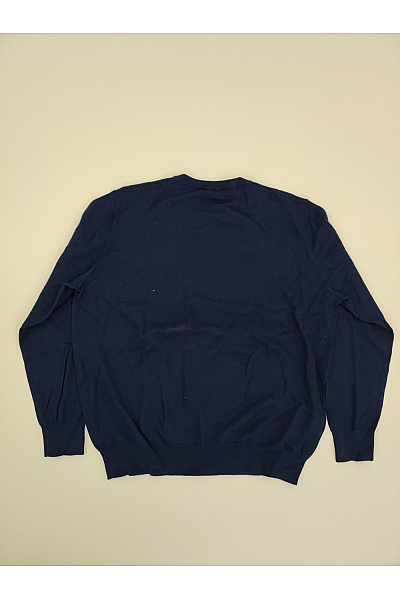 Pánský modrý pletený pulovr basic Vel. XXL | Unimoda | obrázek 8
