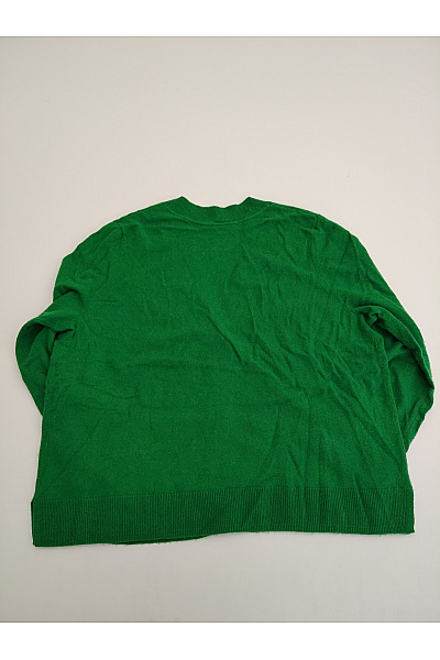 Zelený pletený kardigan do véčka na knoflíky Vel. XL | Unimoda | obrázek 6