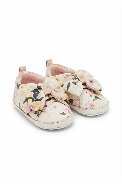 Ted Baker Dětské Květované Baleríny S Mašlí Vel. EU 18