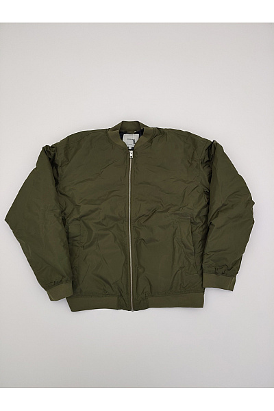 JACK & JONES Pánská khaki bomber bunda se zipem Vel. L | JACK & JONES | obrázek 2