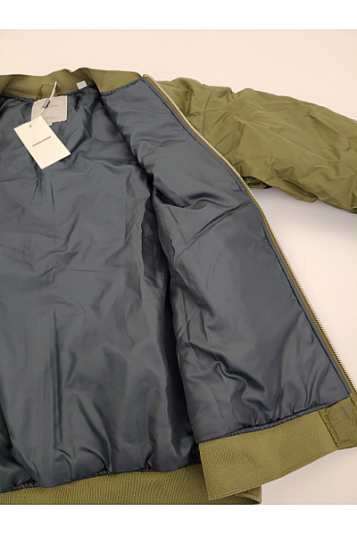 JACK & JONES Pánská khaki bomber bunda se zipem Vel. L | JACK & JONES | obrázek 7