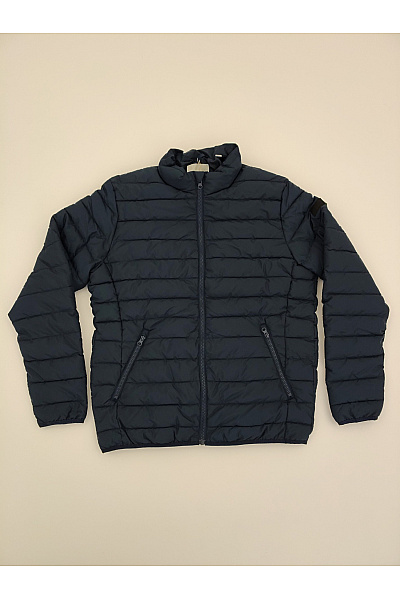 JACK & JONES Pánská modrá prošívaná přechodová bunda se zipem Vel. L | JACK & JONES | obrázek 2