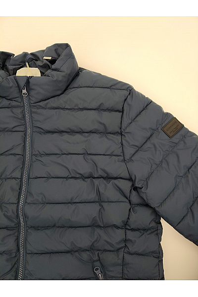 JACK & JONES Pánská modrá prošívaná přechodová bunda se zipem Vel. L | JACK & JONES | obrázek 5