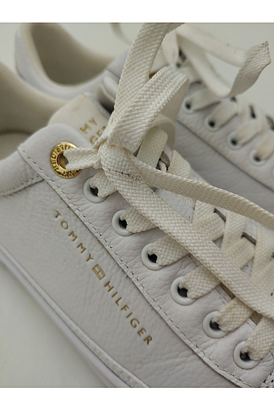 TOMMY HILFIGER tenisky Platform Vulc Piping Ltr Bílé Vel. EU 38 | TOMMY HILFIGER | obrázek 6