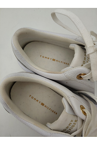 TOMMY HILFIGER tenisky Platform Vulc Piping Ltr Bílé Vel. EU 38 | TOMMY HILFIGER | obrázek 7