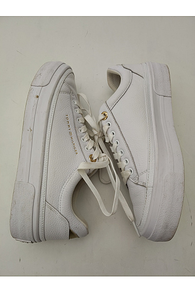 TOMMY HILFIGER tenisky Platform Vulc Piping Ltr Bílé Vel. EU 38 | TOMMY HILFIGER | obrázek 9