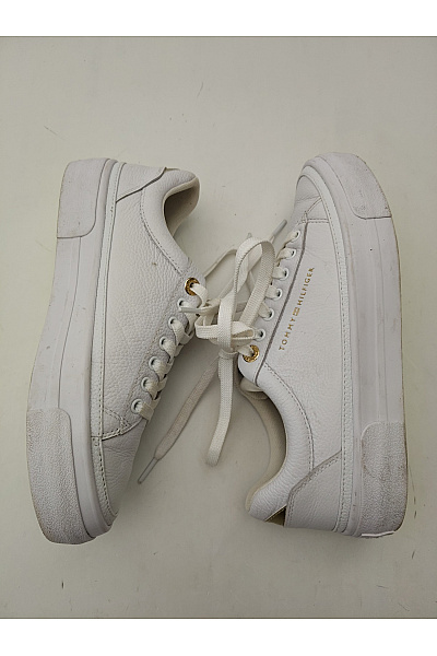 TOMMY HILFIGER tenisky Platform Vulc Piping Ltr Bílé Vel. EU 38 | TOMMY HILFIGER | obrázek 10