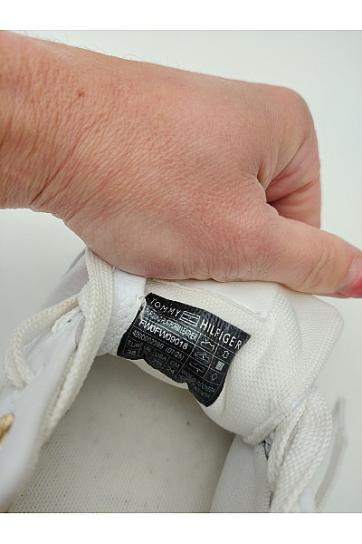 TOMMY HILFIGER tenisky Platform Vulc Piping Ltr Bílé Vel. EU 38 | TOMMY HILFIGER | obrázek 11