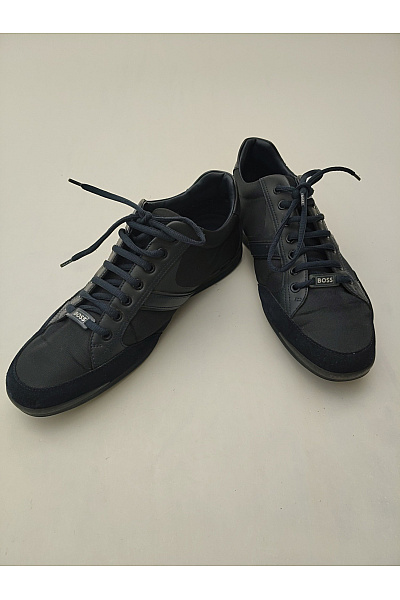 Hugo Boss Pánské tenisky Saturn_Lowp_mx A_N Černé Vel. EU 45 | Hugo Boss | obrázek 2