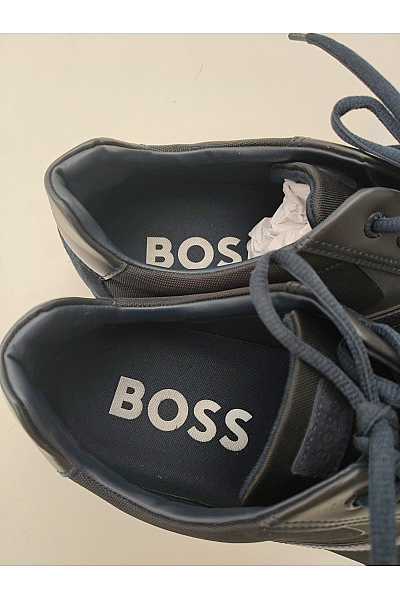Hugo Boss Pánské tenisky Saturn_Lowp_mx A_N Černé Vel. EU 45 | Hugo Boss | obrázek 4