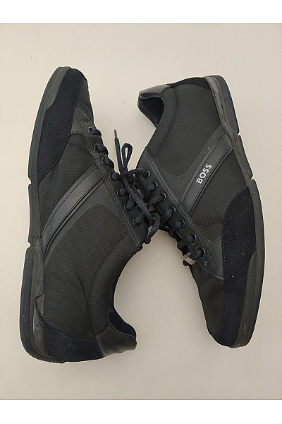 Hugo Boss Pánské tenisky Saturn_Lowp_mx A_N Černé Vel. EU 45 | Hugo Boss | obrázek 8