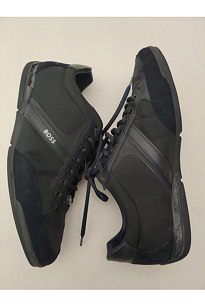 Hugo Boss Pánské tenisky Saturn_Lowp_mx A_N Černé Vel. EU 45 | Hugo Boss | obrázek 11