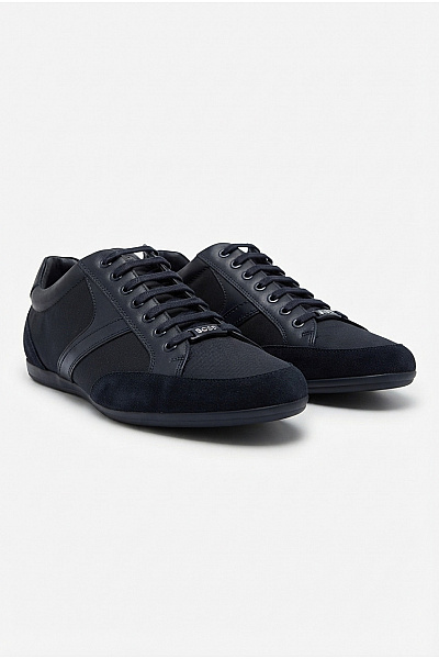 Hugo Boss Pánské Tenisky Saturn_Lowp_mx A_N Černé Vel. EU 45