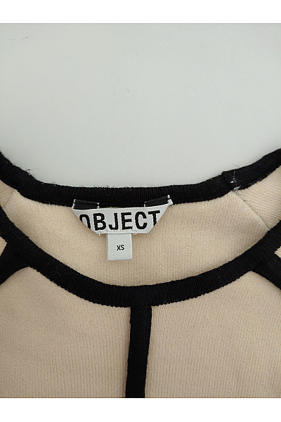 OBJECT Béžový dámský pulovr s balonovými rukávy Vel. XS | OBJECT | obrázek 6