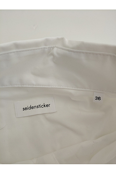 Seidensticker Bílá bavlněná košilová halenka s dlouhým rukávem Vel. DE 36 | Seidensticker | obrázek 6
