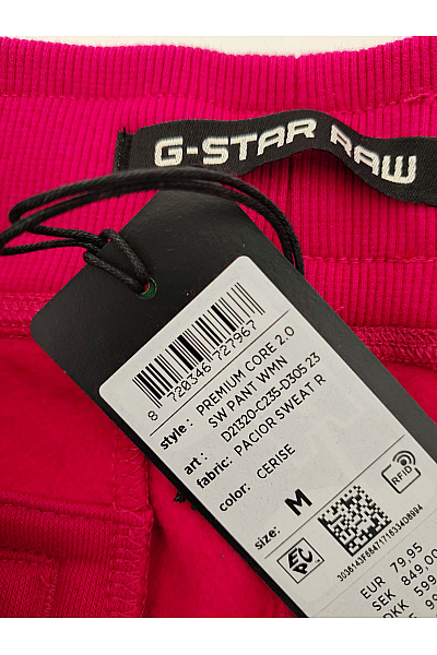 G-Star Červené bavlněné tepláky jogger Velikost M | G-Star | obrázek 5