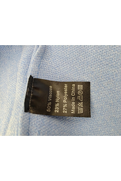 Zwillingsherz Modrý pletený kardigan s kapucí dlouhý Vel. L/XL | Zwillingsherz | obrázek 7