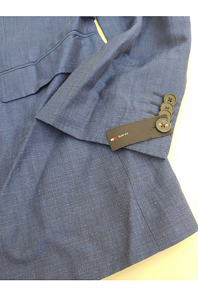 TOMMY HILFIGER Pánský modrý společenský oblek smart casual Vel. EU 50 | TOMMY HILFIGER | obrázek 4