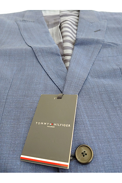 TOMMY HILFIGER Pánský modrý společenský oblek smart casual Vel. EU 50 | TOMMY HILFIGER | obrázek 5
