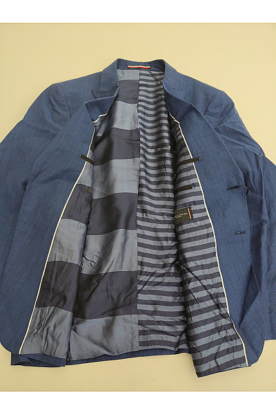 TOMMY HILFIGER Pánský modrý společenský oblek smart casual Vel. EU 50 | TOMMY HILFIGER | obrázek 7