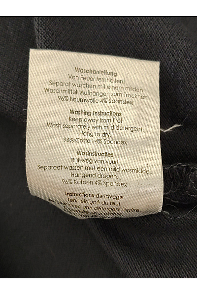 Ramatuelle Pánské černé bavlněné polo tričko s krátkým rukávem Velikost 2XL | ramatuelle | obrázek 4