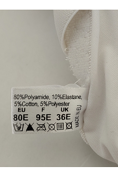 Kappa Béžová hladká kosticová podprsenka s měkkými košíčky Vel. EU 80E | Kappa | obrázek 6
