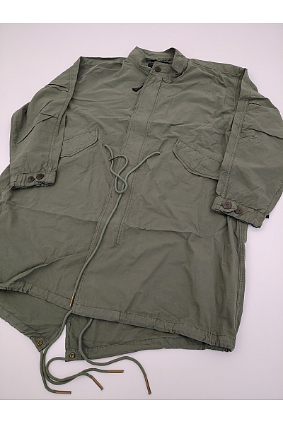 DRYKORN Pánská khaki bavlněná parka jarní podzimní Velikost EU XL | DRYKORN | obrázek 3