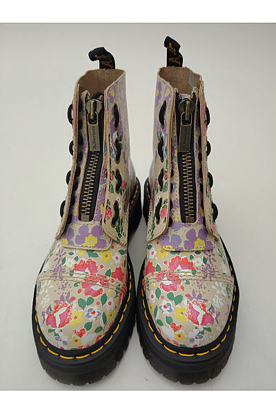 Dr.Martens Barevné kožené kotníkové boty na platformě se zipem Velikost 39 | Dr.Martens | obrázek 3