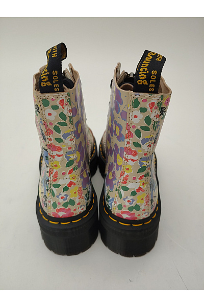 Dr.Martens Barevné kožené kotníkové boty na platformě se zipem Velikost 39 | Dr.Martens | obrázek 4