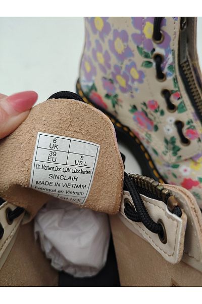 Dr.Martens Barevné kožené kotníkové boty na platformě se zipem Velikost 39 | Dr.Martens | obrázek 13