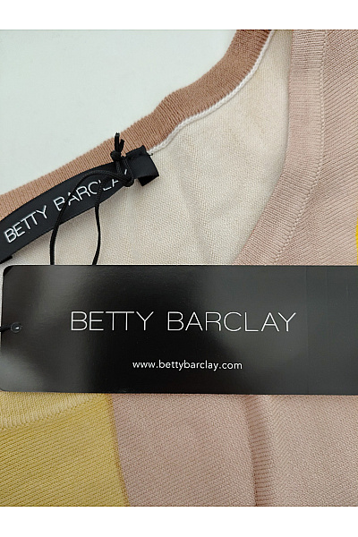 BETTY BARCLAY Dámský barevný pletený pulovr s netopýřími rukávy Vel. DE 46 | BETTY BARCLAY | obrázek 5