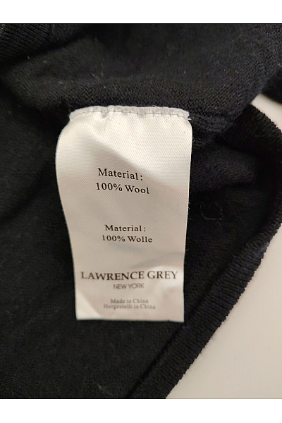 LAWRENCE GREY Černý vlněný kardigan na knoflíky Velikost 38 | LAWRENCE GREY | obrázek 5
