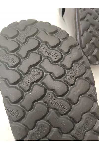 Mandel Sandals Černé lakované nazouvací pantofle s kožíškem Vel. EU 40 | Mandel Sandals | obrázek 6