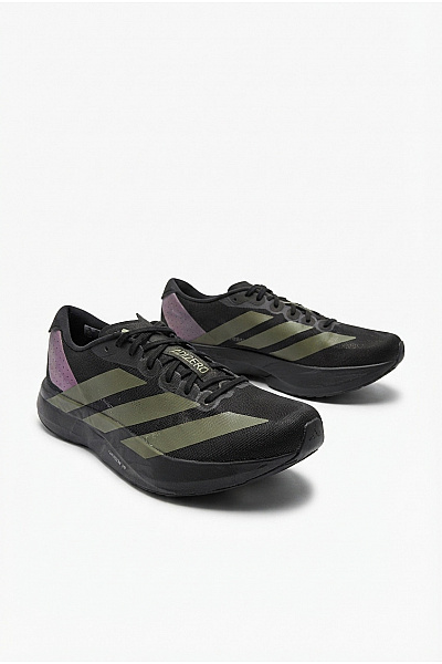 ADIDAS Pánské Tenisky Adizero Boston 12 (IG3319) Khaki Velikost FR 46