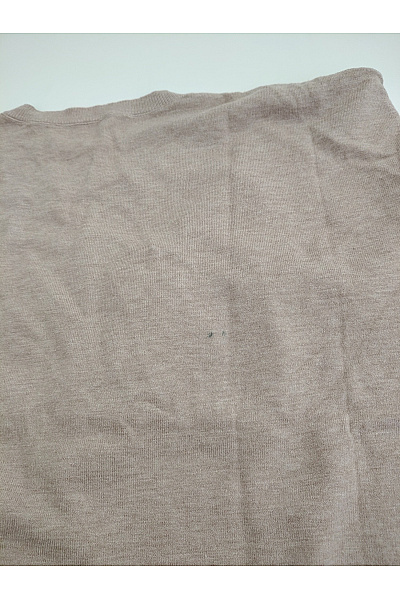Soft cashmere Béžový pletený pulovr se vzorem Vel. XL | soft cashmere | obrázek 8