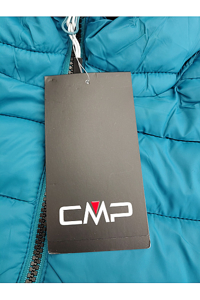 CMP Modrá prošívaná sportovní bunda s kapucí se zipem Vel. IT 48 | CMP | obrázek 6
