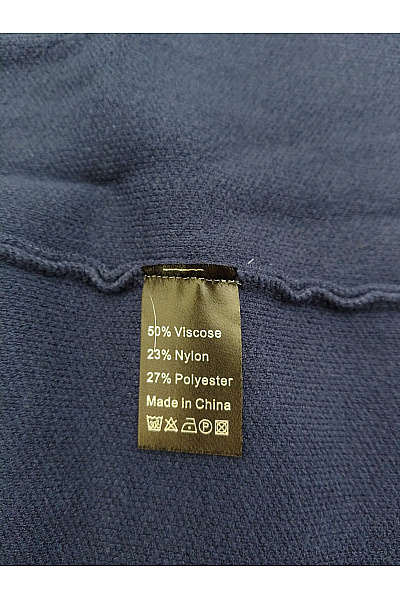 Zwillingsherz Modrý pletený kardigan s kapucí dlouhý Velikost L-XL | Zwillingsherz | obrázek 5