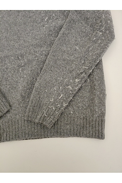 NAPAPIJRI Šedý vlněný pulovr se stojáčkem na zip Vel. XL | NAPAPIJRI | obrázek 4