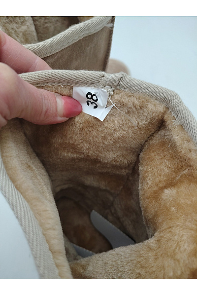 Dámské hnědé válenky s kožíškem zateplené zimní Vel. EU 38 | Unimoda | obrázek 7