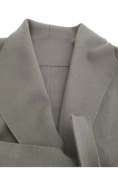 VILA Černý elegantní zavinovací kabát s páskem Velikost EU L | VILA | obrázek 6