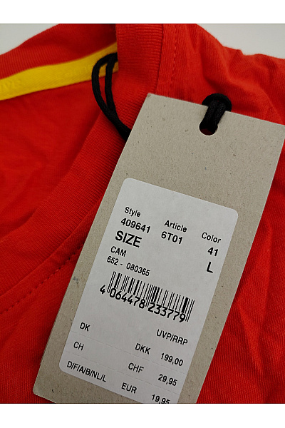 Camel active Červené bavlněné pánské tričko s krátkým rukávem basic | camel active | obrázek 5